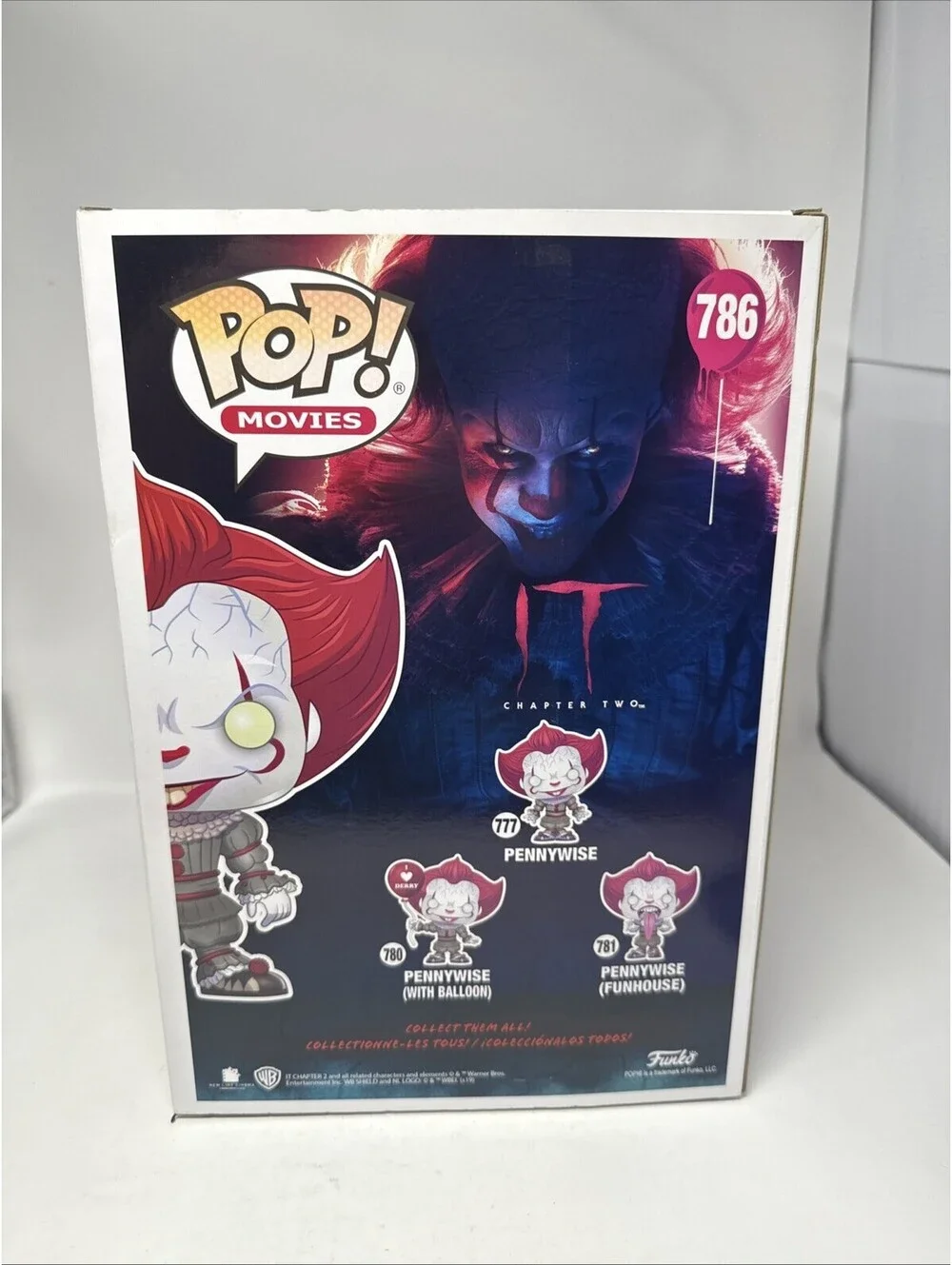 Funko Pop! Pennywise #786 10 Inch Jumbo IT Chapter Two Horror Vinyl Figure!